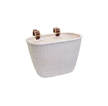 small white laundry basket