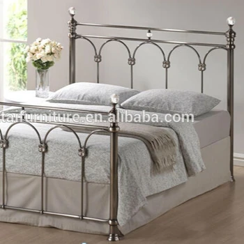 سرير من النيكل المعدني للبيع أثاث غرف النوم Buy سرير معدني نيكل سرير رخيص للبيع سرير سرير معدني Product On Alibaba Com