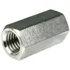 Customized cheap price cnc metal turning thread hex coupling nut