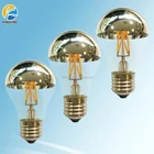 卸売フィラメントled a60エジソンランプe27 ledミラー電球ハーフ-クローム電球4ワット6ワット8ワットが承認ce emc erp lvd