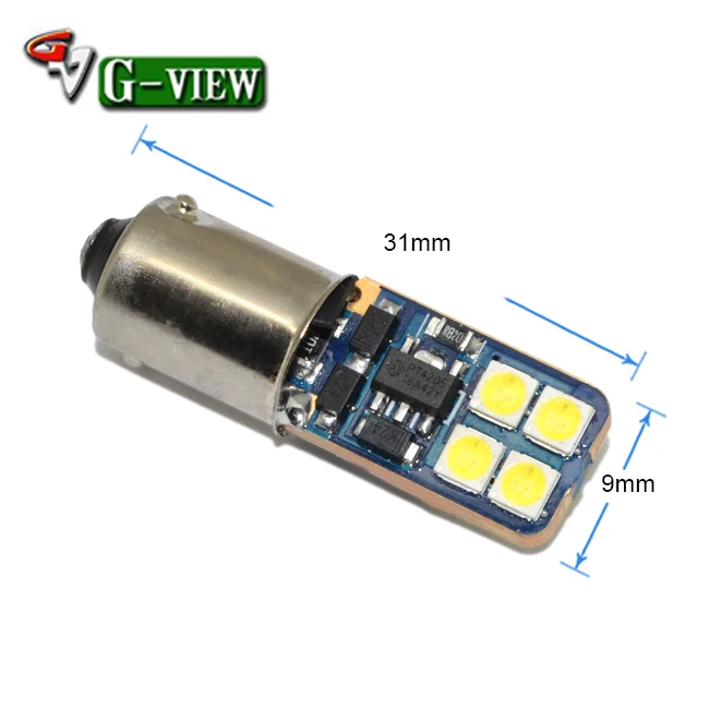 G-View H6w bax9s 8smd 3030 canbus car led light,Auto Lighting system led