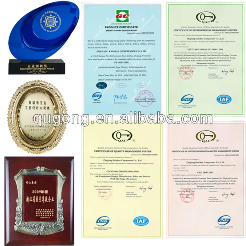 Certificate of drill rig machine