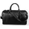 OEM Customize Unisex leather travel duffle bag lightweight hand luggage