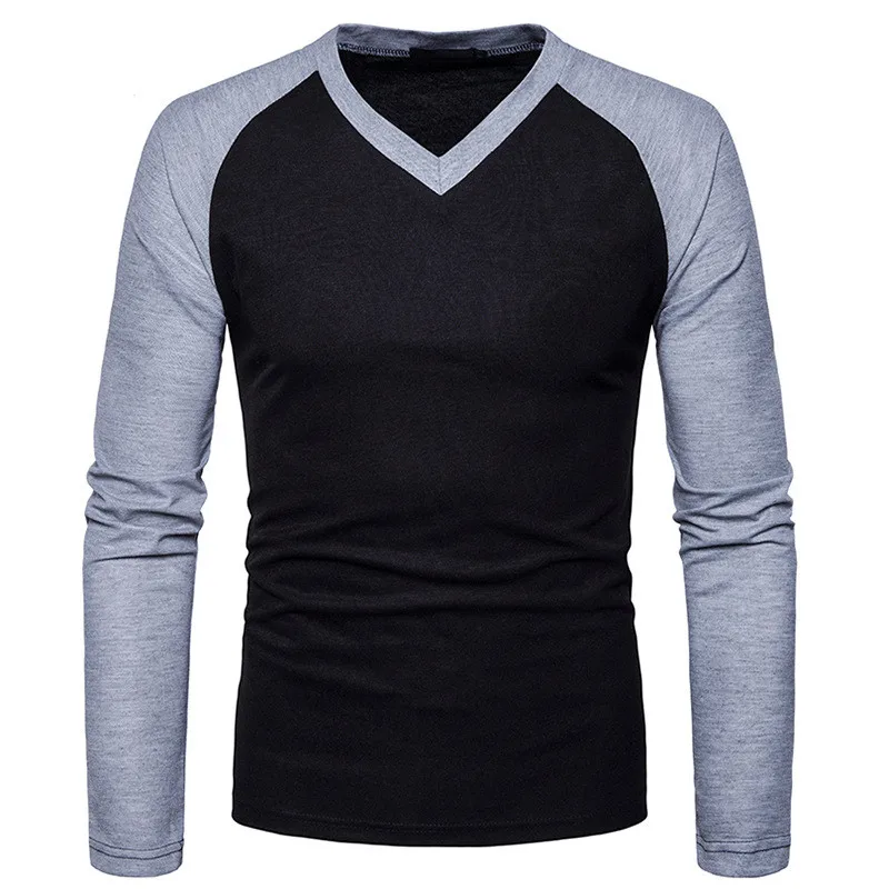 Men's V-neck Shirt with Raglan Sleeves Full Sublimation Printing