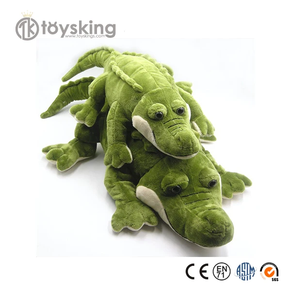 LICHENGTAI Crocodile Peluche, Peluche Crocodile Enfant Réaliste Crocodile  en Peluche, Crocodile Oreiller en Peluche Chambre Canapé Décor Animal en