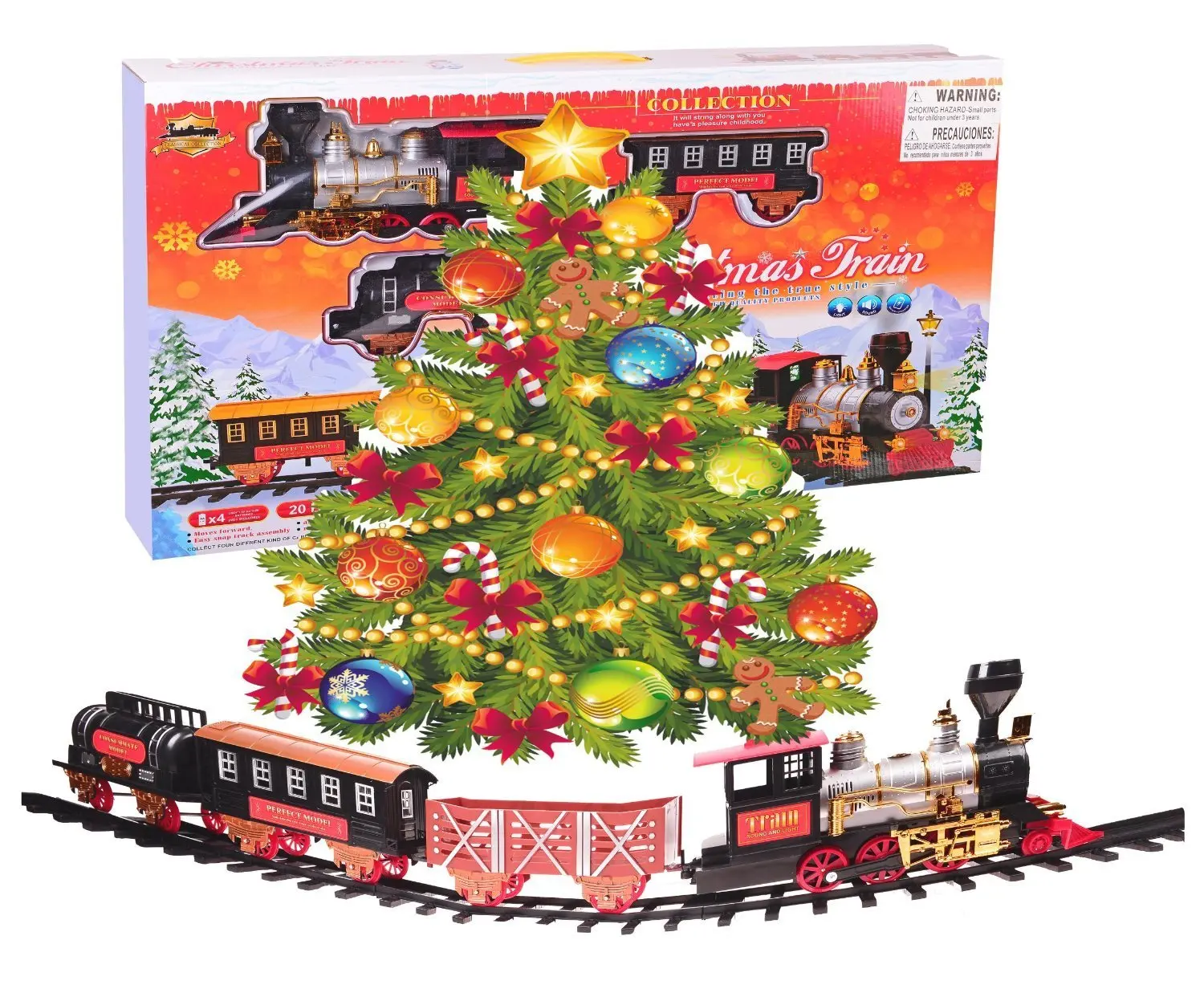 best christmas tree train set