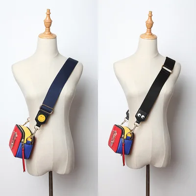

Original Handbag Wide Shoulder Strap Bag Accessories One Shoulder Sling Strap, Black,blue
