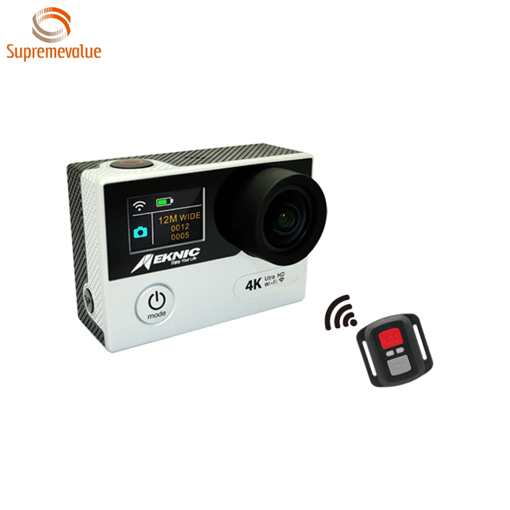 

Dual Screen 4K 25fps Action Camera Suplus 6350 Wifi SJ3000 Sports Action Camera With Remote Control, Silver
