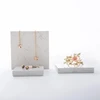 high end custom marble texture pattern jewelry display