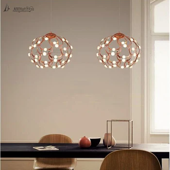 rose gold pendant light