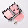 Wholesale Expandable Travel Organizers Customized Mesh Packing Cubes 5 Piece Travel Organizer Compression Set Packing Cubes