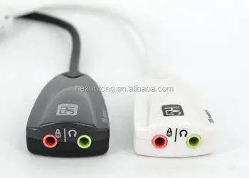 3D sound 7.1 canali scheda audio esterna USB 2.0 adattatore per microfono suono