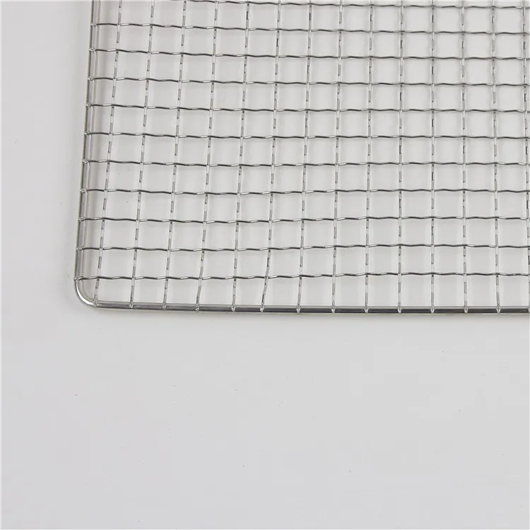Bbq Wire Mesh Tray Multipurpose Rectangle Net Nonstick Barbecue Grill