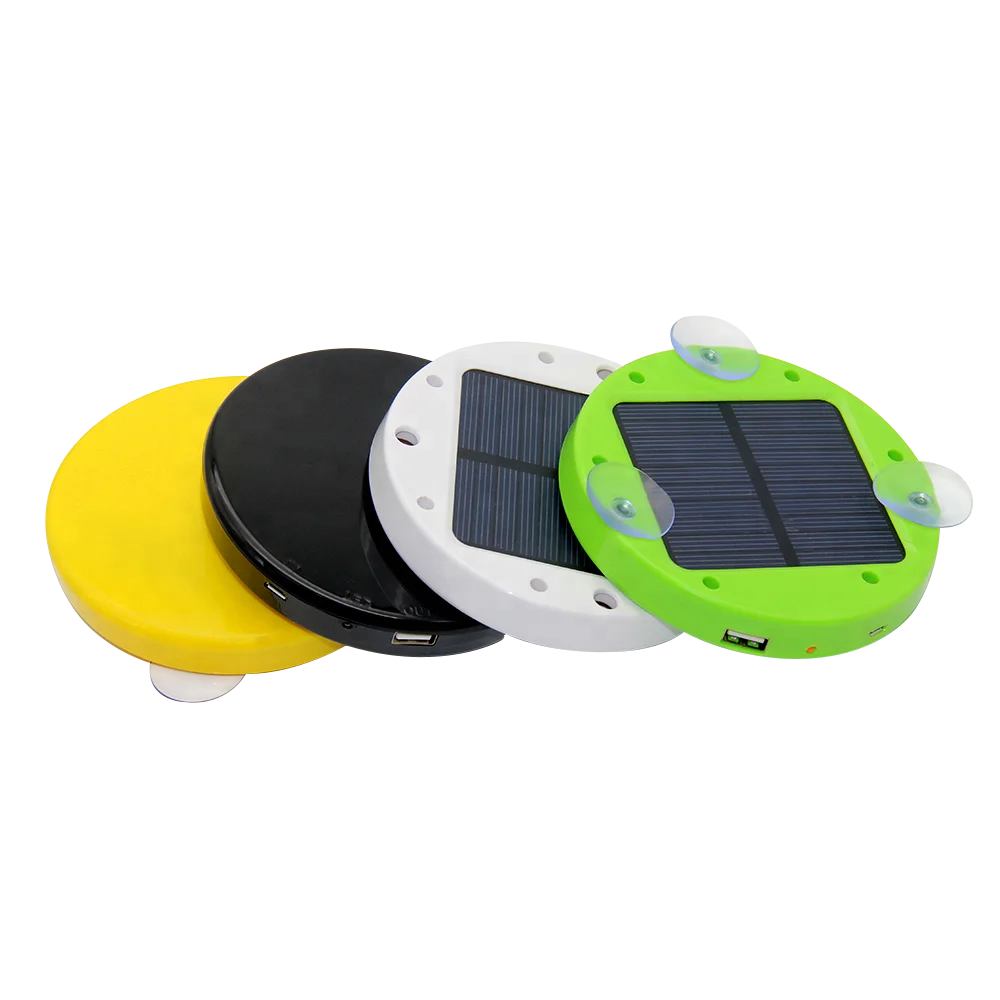 

Car Window Customized Solar Power Bank with Suction Cups, White/black/red/green/yellow