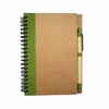 Promotional high quality a4 a5 a6 custom spiral notebook for students