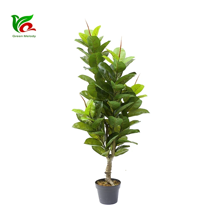 Indian Rubber Tree Of Garden Decor Plastic Bush Artificial Oak Tree