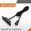 Taiwan portable new product cns pse approval vff 2.0 2c 1.8M black travel extension cord