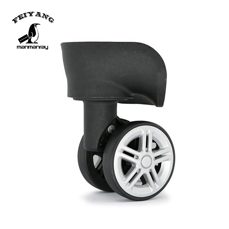 

360 Degree Luggage Wheels Parts Luggage Wheels For Luggage And Suitcase, Black