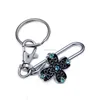 free sample lobster key ring for bag accessories bag decoration with fashion key finder diamond flowers key chain for bag parts