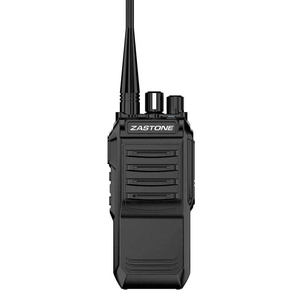 

ZASTONE T3000 Radio Real 6W / 2-5km communication distance monitor Large capacity battery two way radio, Black