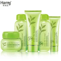 

OEM HANMJ innisfree style Skin Care Balance Moisturizing Natural Organic Green Tea Skin Care Set