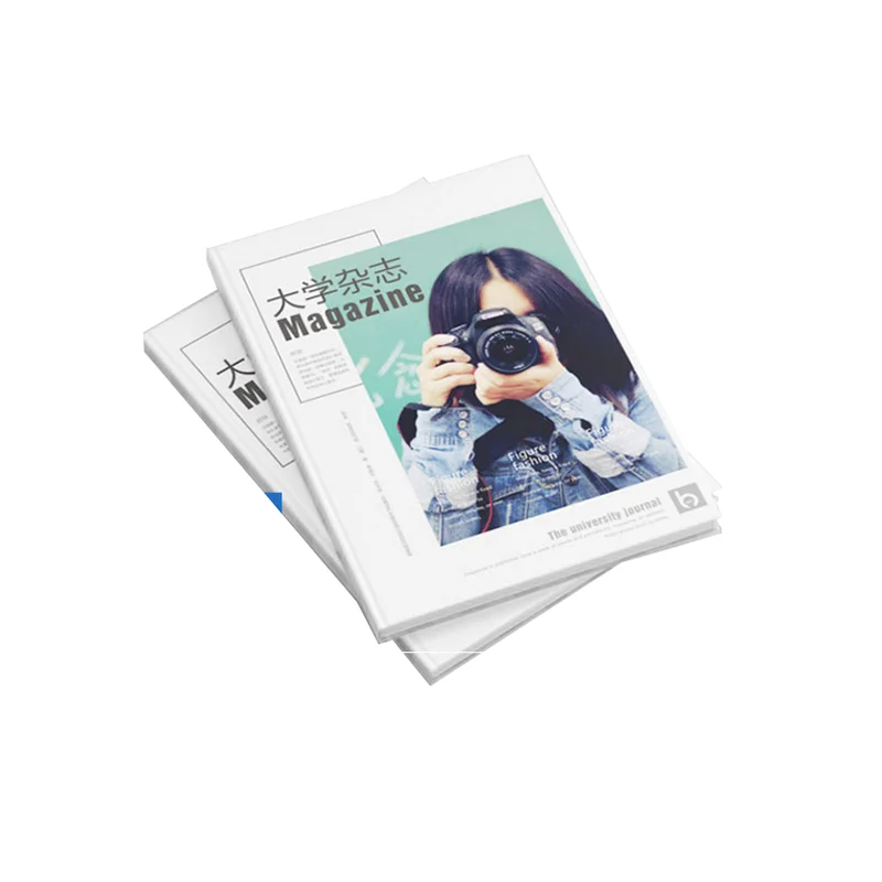 
China direct book printer customized hardcover magazines printing 