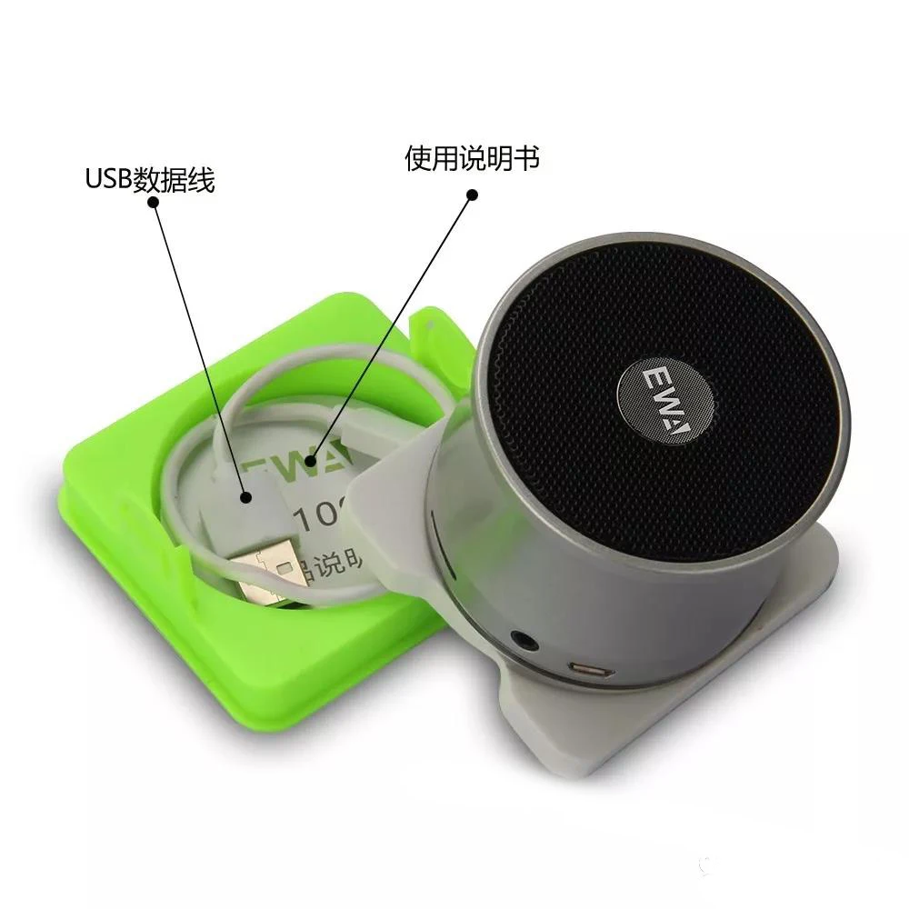 EWA A109 classic metal subwoofer bluetooth mini speaker hifi with mic - ANKUX.COM