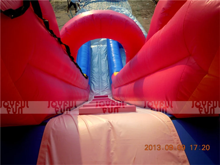 Popular commercial double lane inflatable slide jumping toy inflatable game for kids and adults JFSD-D10-8.jpg