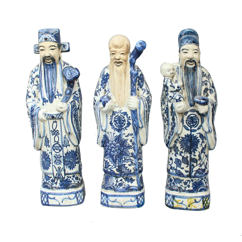 antique chinese clay figurines