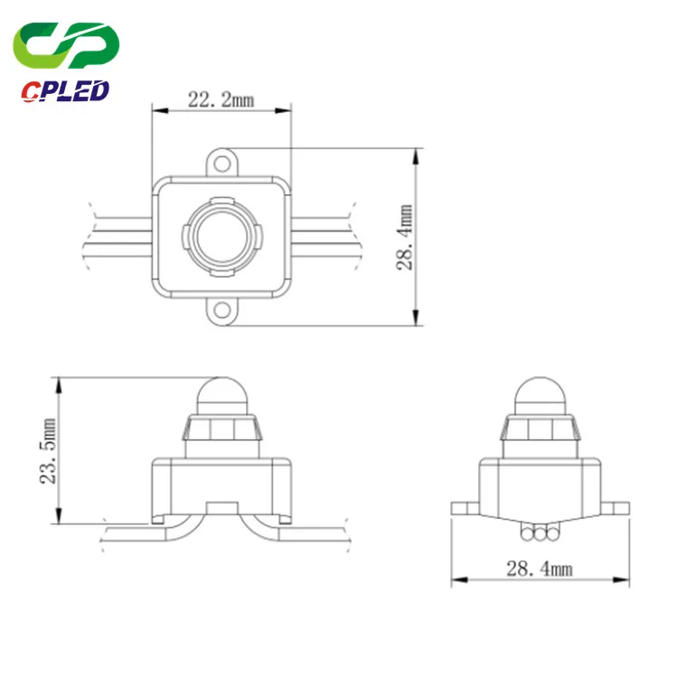 Competitive price RGB f8 led pixel 5V 12mm UCS1903 digital waterproof smart pixel Christmas LED bulb rgb led module.jpg