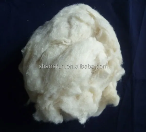 100% Tussah silk noil,Tussah silk waste,silk fibre