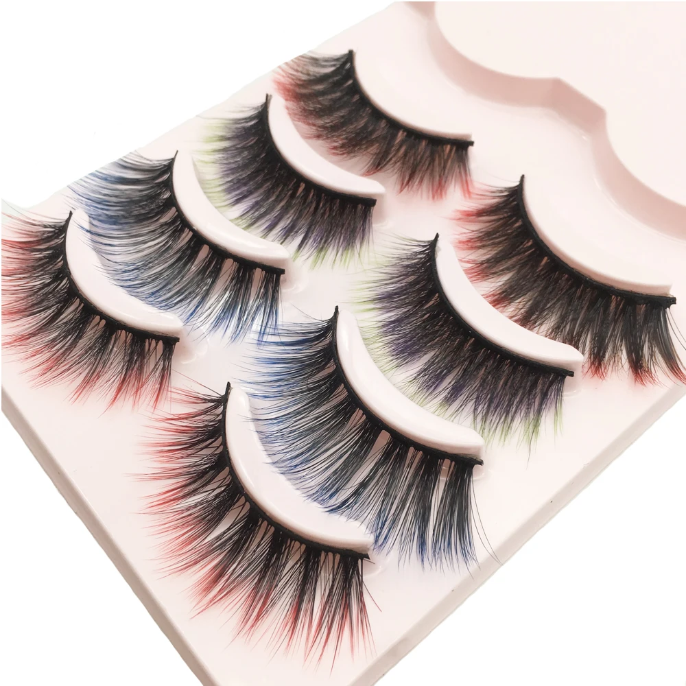 

100% handmade 3d strip faux mink eyelashes wholesale silk false eyelashes vendor