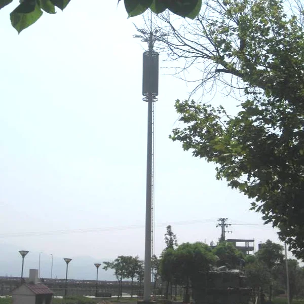
4G BTS telecommunication steel towers monopole antenna tower 