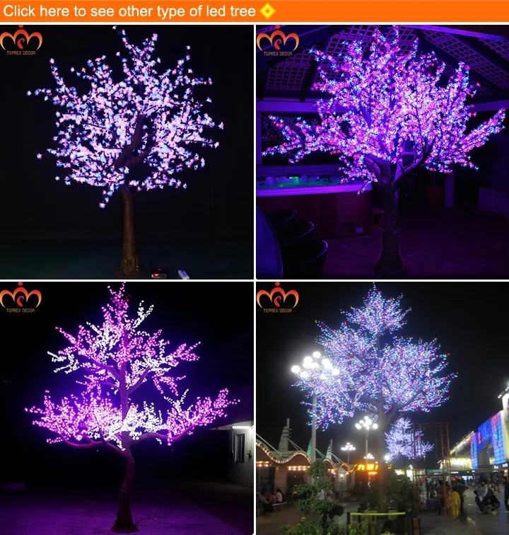 Waterproof Outdoor Led Artificial Cherry Blossom Tree Light Buy