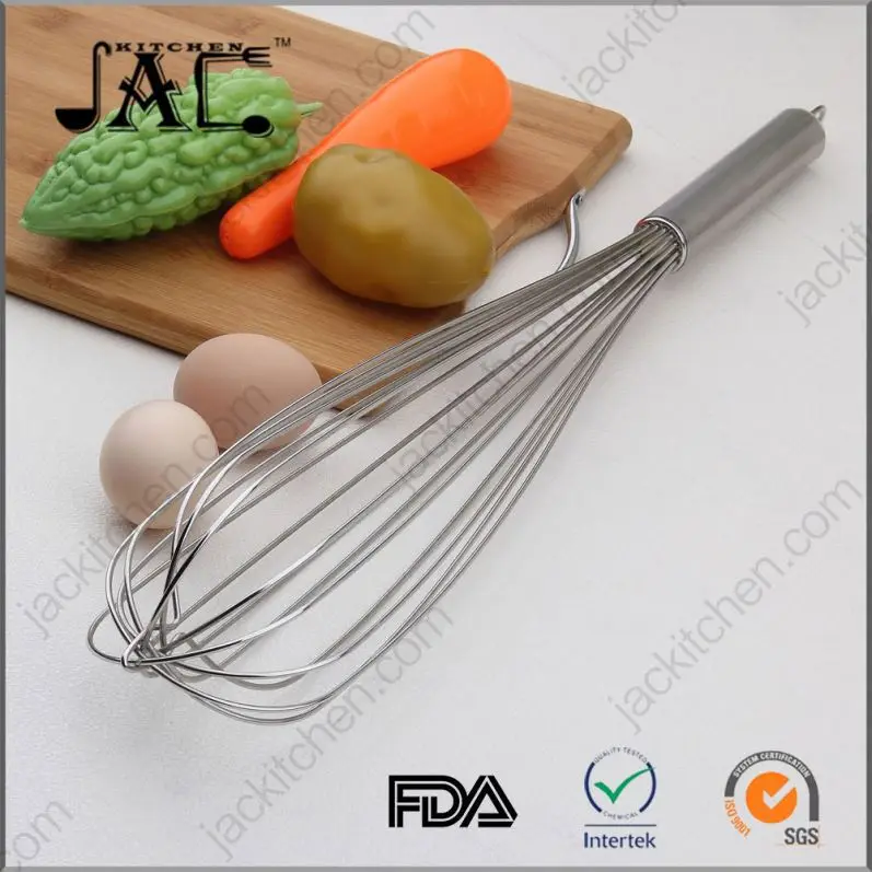 Convenient Stainless Steel Durable Silicone Egg Whisk