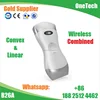 Newest double head 3.5/5.0Mhz convex& 7.5/10Mhz linear combined in one device wireless ultrasound probe portable scanner price