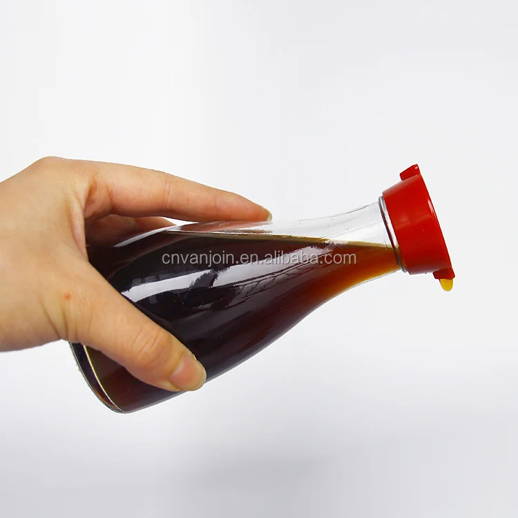 Bpa Free 150ml 5fl Oz Glass Soy Sauce Bottle & Dispenser With Two Sides
