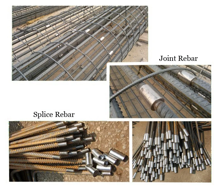 Many types of Metal building material coupler for rebar