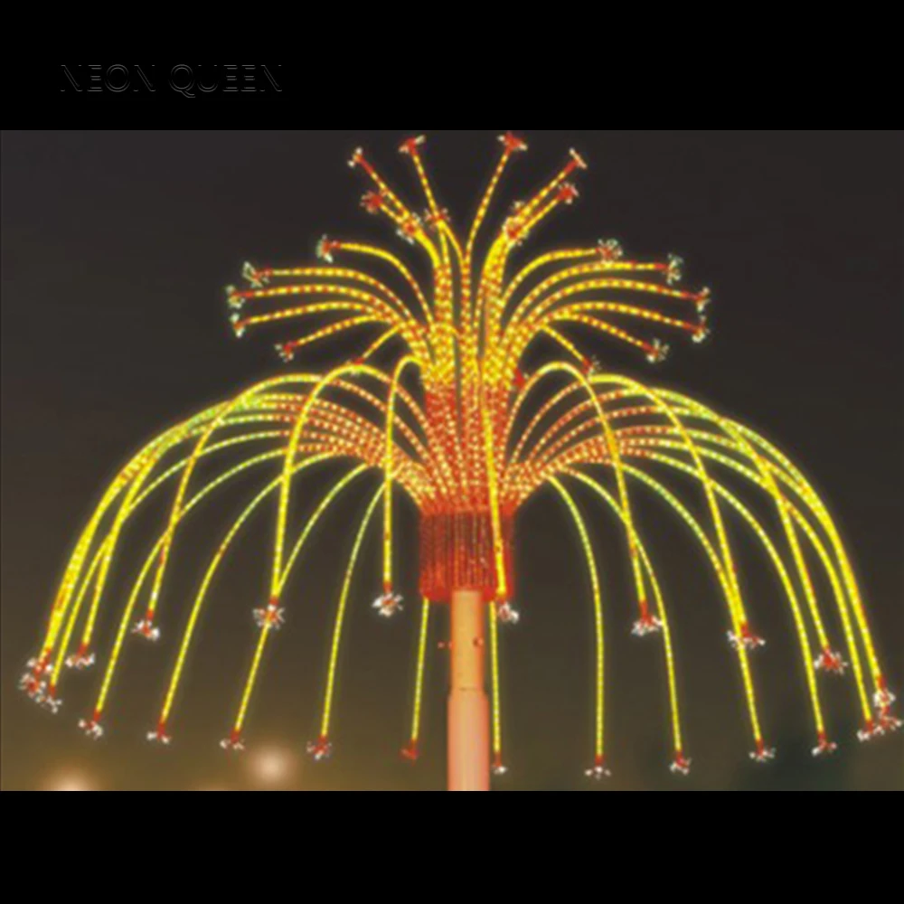 
Outdoor waterproof Full-color christmas led lighting led fireworks tree lights 
