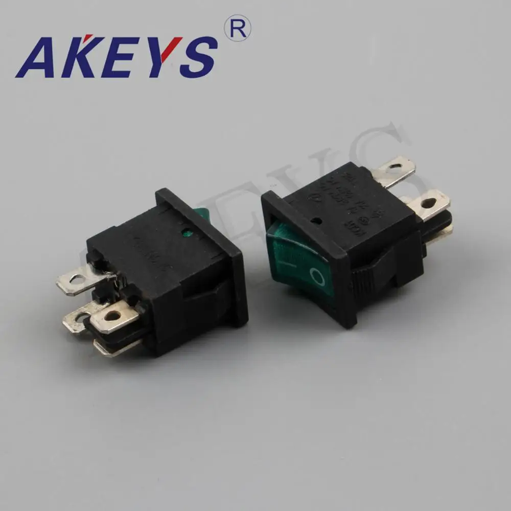 Kcd1-104-4p 4pins Power Switch Rocker Switch With Green Light For ...