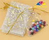 Gold Stamp Organza decorative candy bags small jewelry pouch
