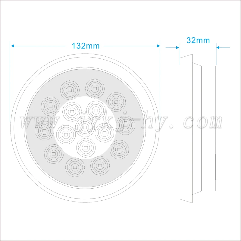 LED truck lamp type IP67 waterproof 12V 24V trailer LED tail light