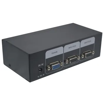 Ultra Hd 2x1 Kvm Switch 2 Port Usb 2.0 4k Hdtv Hot Keys Kvm Switch ...