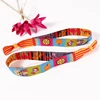 Qualified access polyester woven disposable bracelet customized