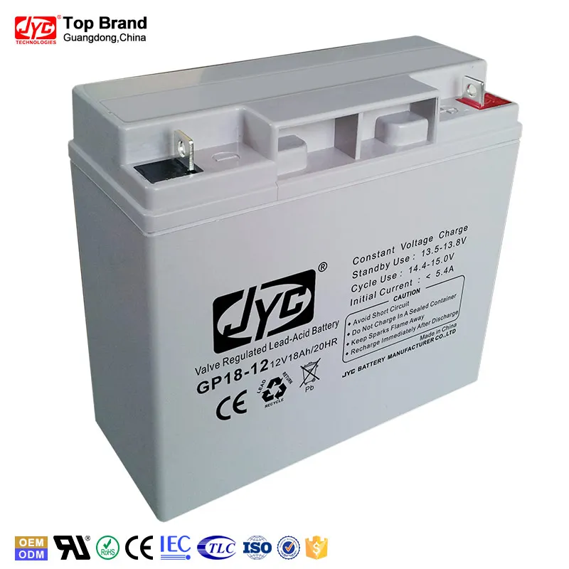 12v 18ah sealed lead acid battery for ups