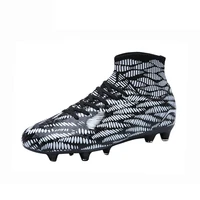 

High quality breathable sport football shoes outdoor soccer shoes high-cut cleat men shoes