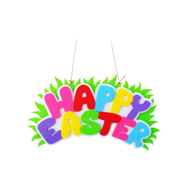 
EU Standard 2018 Felt Bunny Egg Easter Decoration 