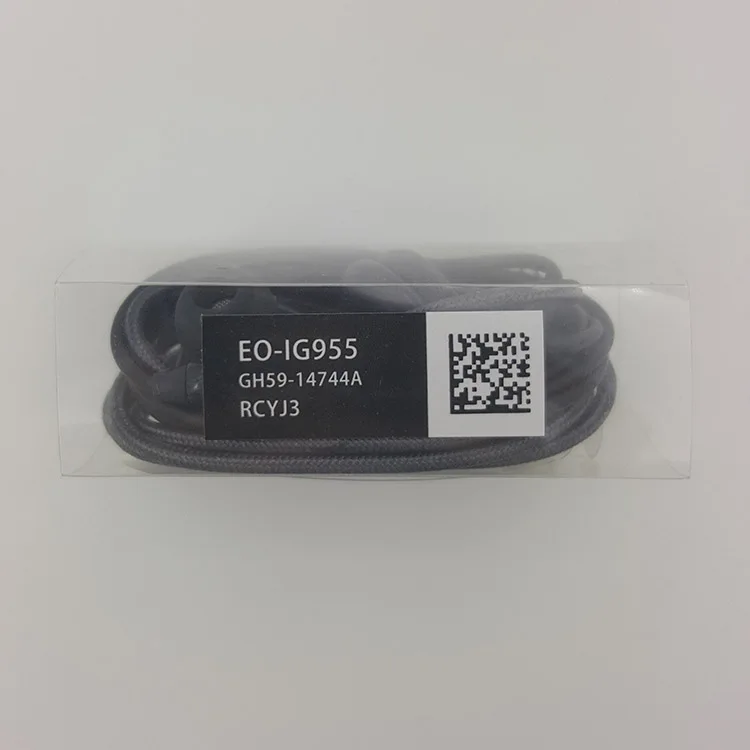 in ear headphones for samsung s8 s9 note9 earphone EO-IG955 tangle free fabric cable earbuds heavy bass headset earpiece