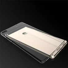 Huawei P8 Lite Silicon Clear Case High Quality Protector TPU Back Cover For Huawei P 8 Lite Mobile Phone Protective Accessories