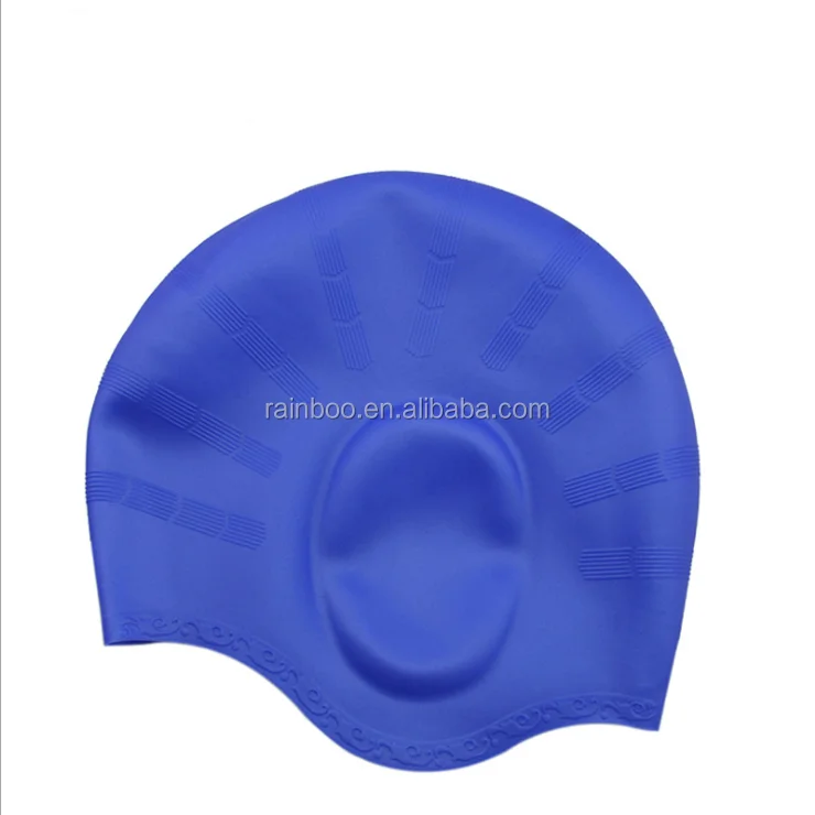 waterproof swim Silicone Swim hat